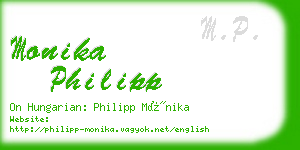 monika philipp business card